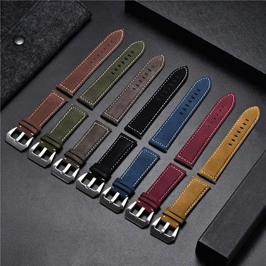 Suunto Slim Stitched Leather Band - Seven leather colors