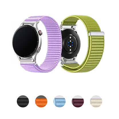 Amazfit Balance, GTR, GTS & Bip Ribbed Nylon Band with Metal Loop