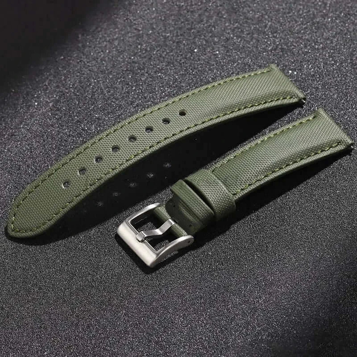 Amazfit Balance, GTR, GTS & Bip Sailcloth Nylon Band, Stitched Edges