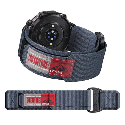 Amazfit Balance, GTR, GTS & Bip Firm Nylon Loop Band, Woven Patch