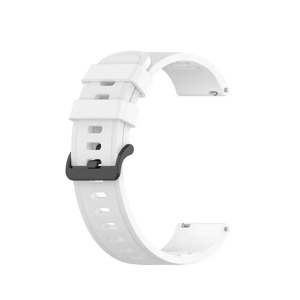Silicone Pin Buckle Band for Amazfit – White