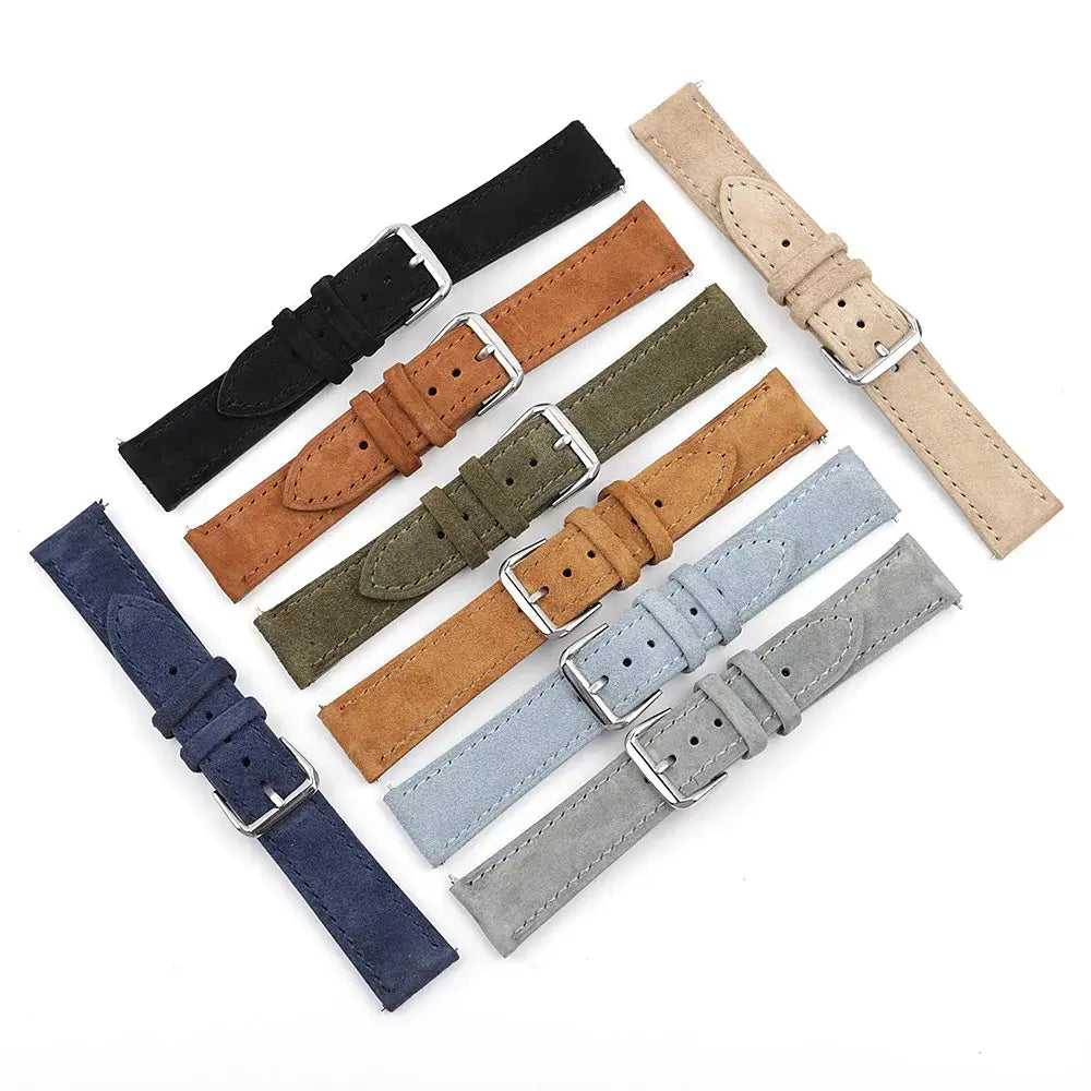 Suede leather bands in assorted colors