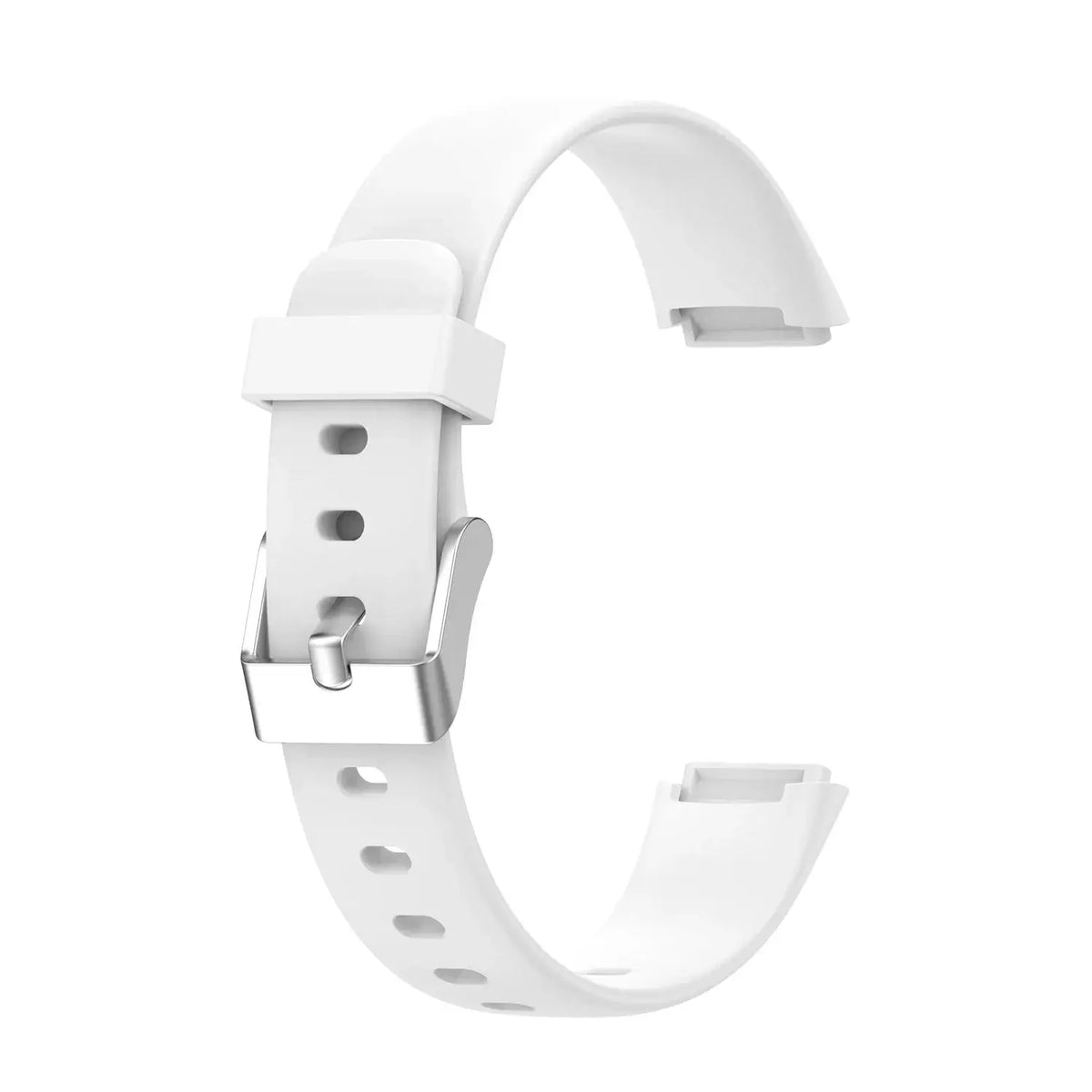 Fitbit Luxe Classic Silicone Buckle Band - White