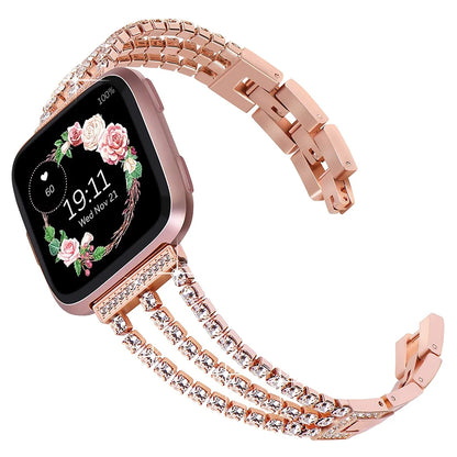 Fitbit Versa 4, Versa 3, Sense 2 and Sense Rhinestone Bracelet Band — material detail