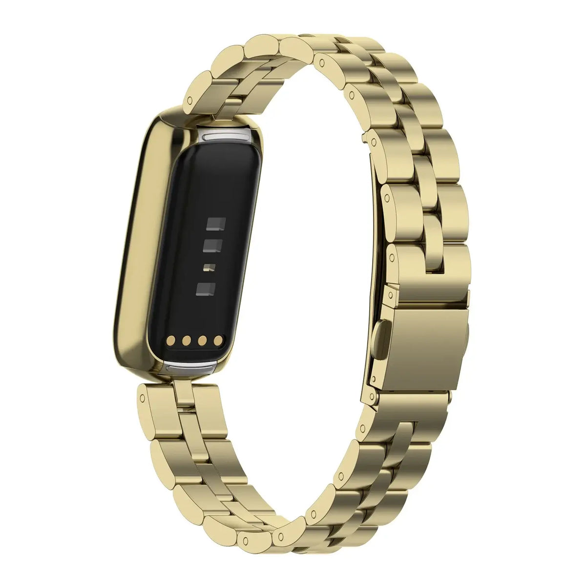 Fitbit Luxe Classic Stainless Steel Link Band - Champagne Gold