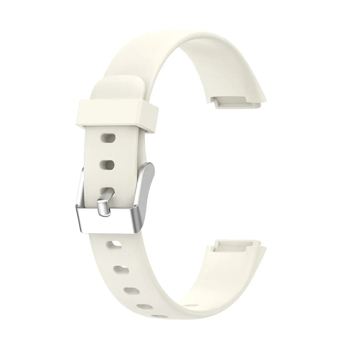 Fitbit Luxe Classic Silicone Buckle Band - Cream