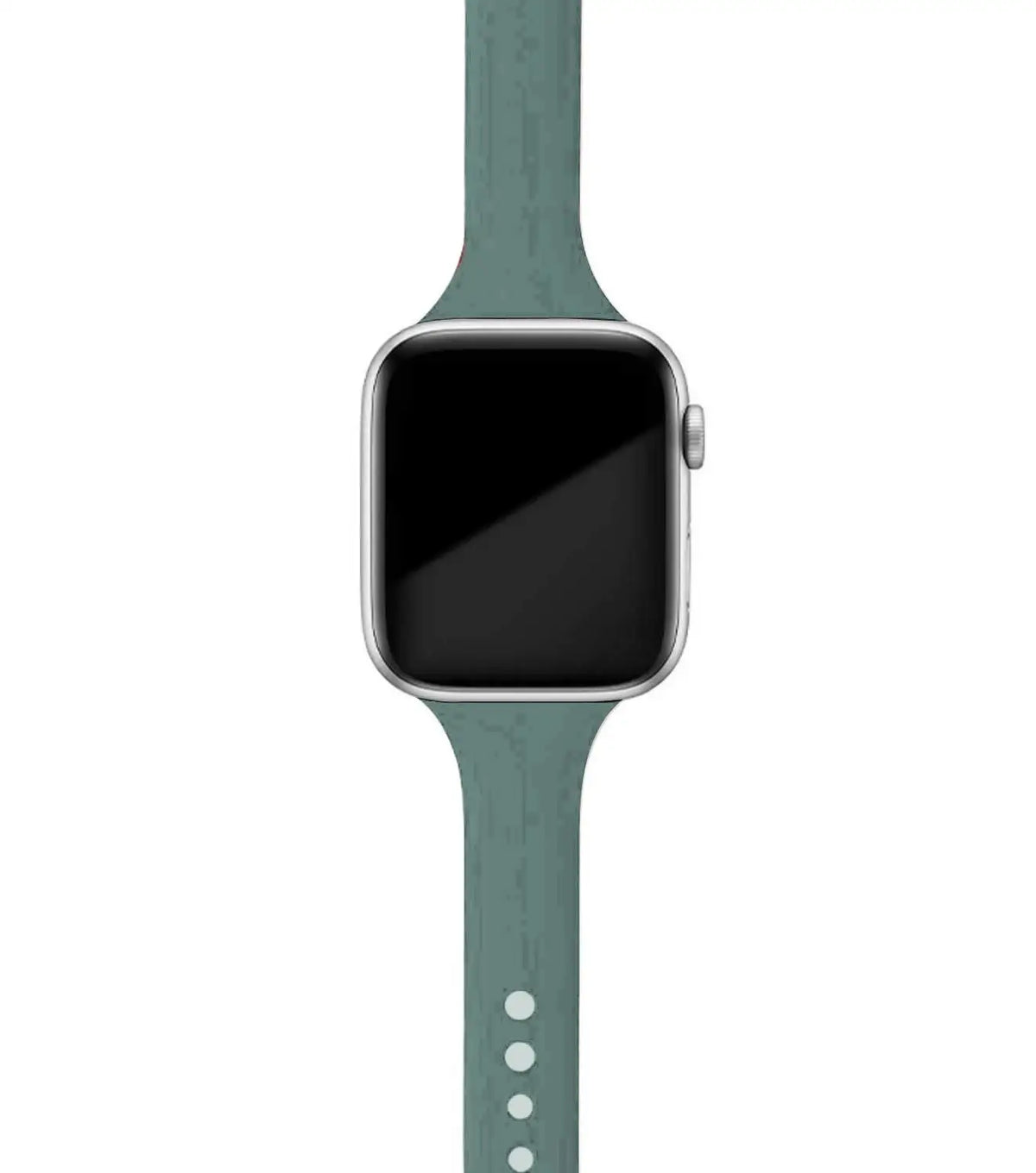 Eucalyptus tapered silicone Apple Watch band