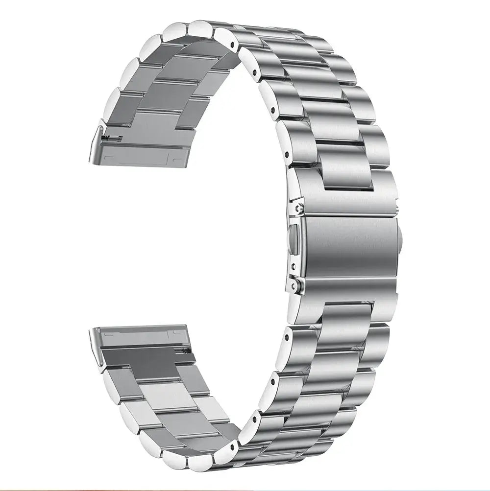 Fitbit Versa 3/4 & Sense 1/2 Three-Link Metal Band - Silver