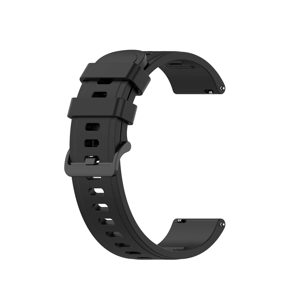 Silicone Pin Buckle Band for Polar – Black