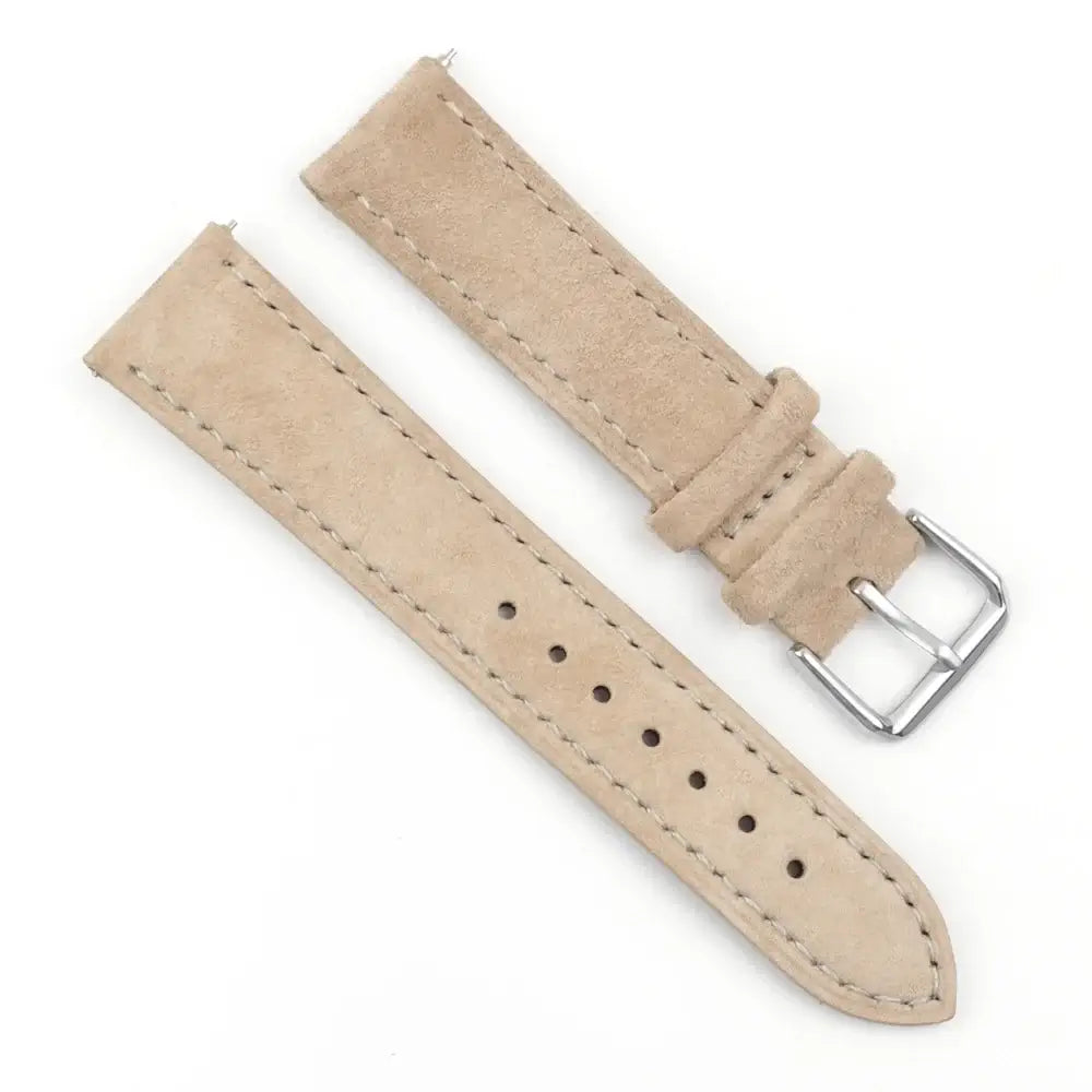 Suunto Suede Leather Stitched Band – Beige