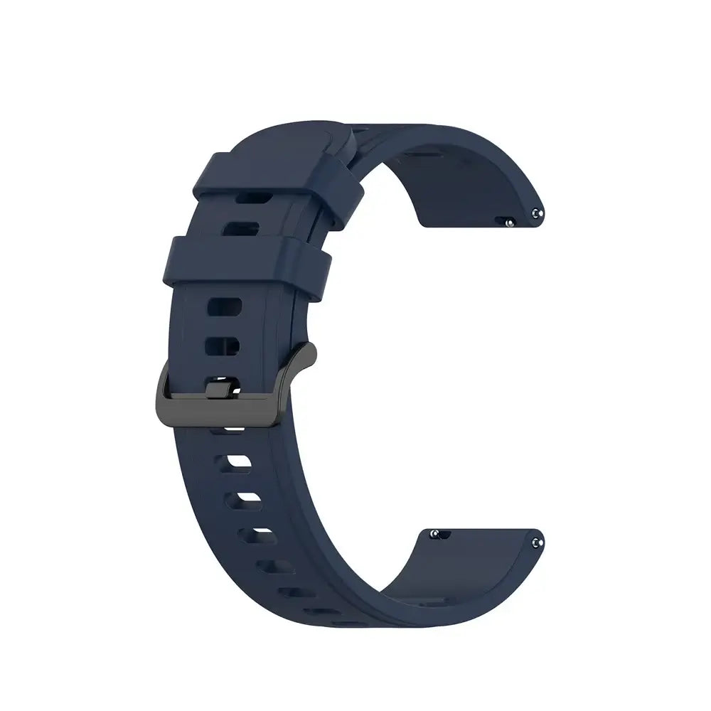 Silicone Pin Buckle Band for Amazfit – Navy Blue