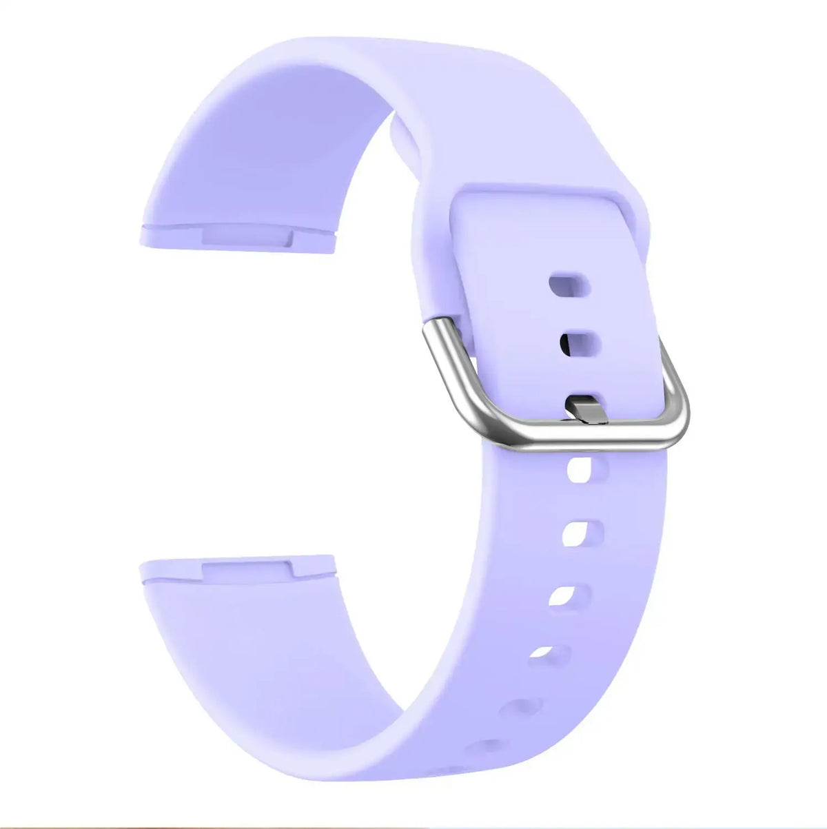 Fitbit Versa 3/4 & Sense 1/2 Silicone Buckle Band - Lavender