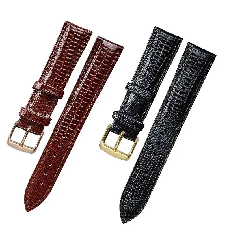 Suunto Embossed Leather Buckle Band - Brown and black buckle options