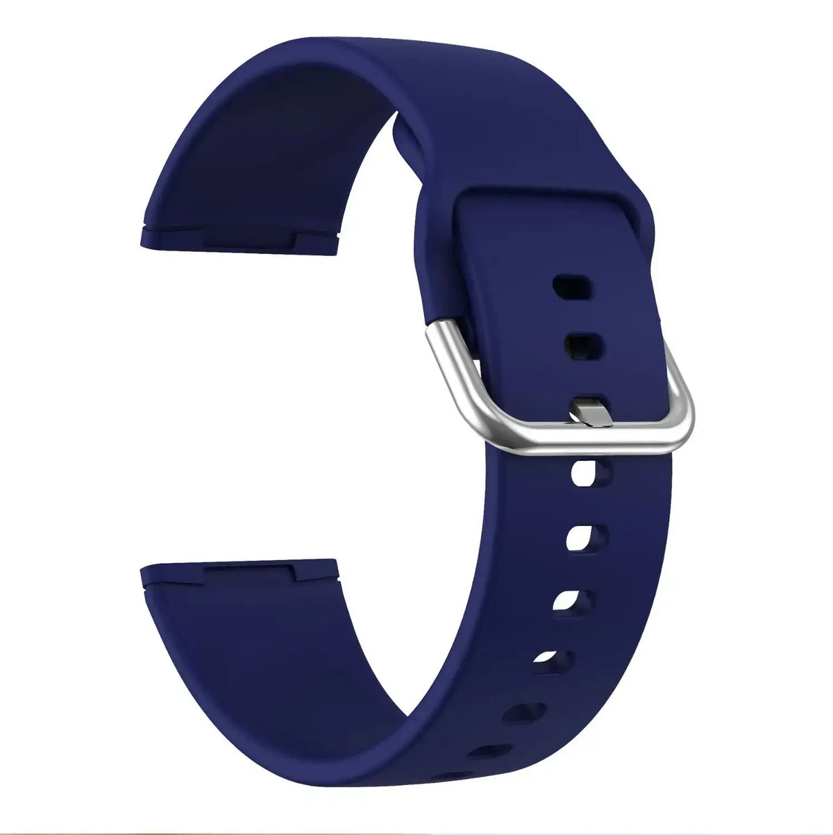 Fitbit Versa 3/4 & Sense 1/2 Silicone Buckle Band - Navy