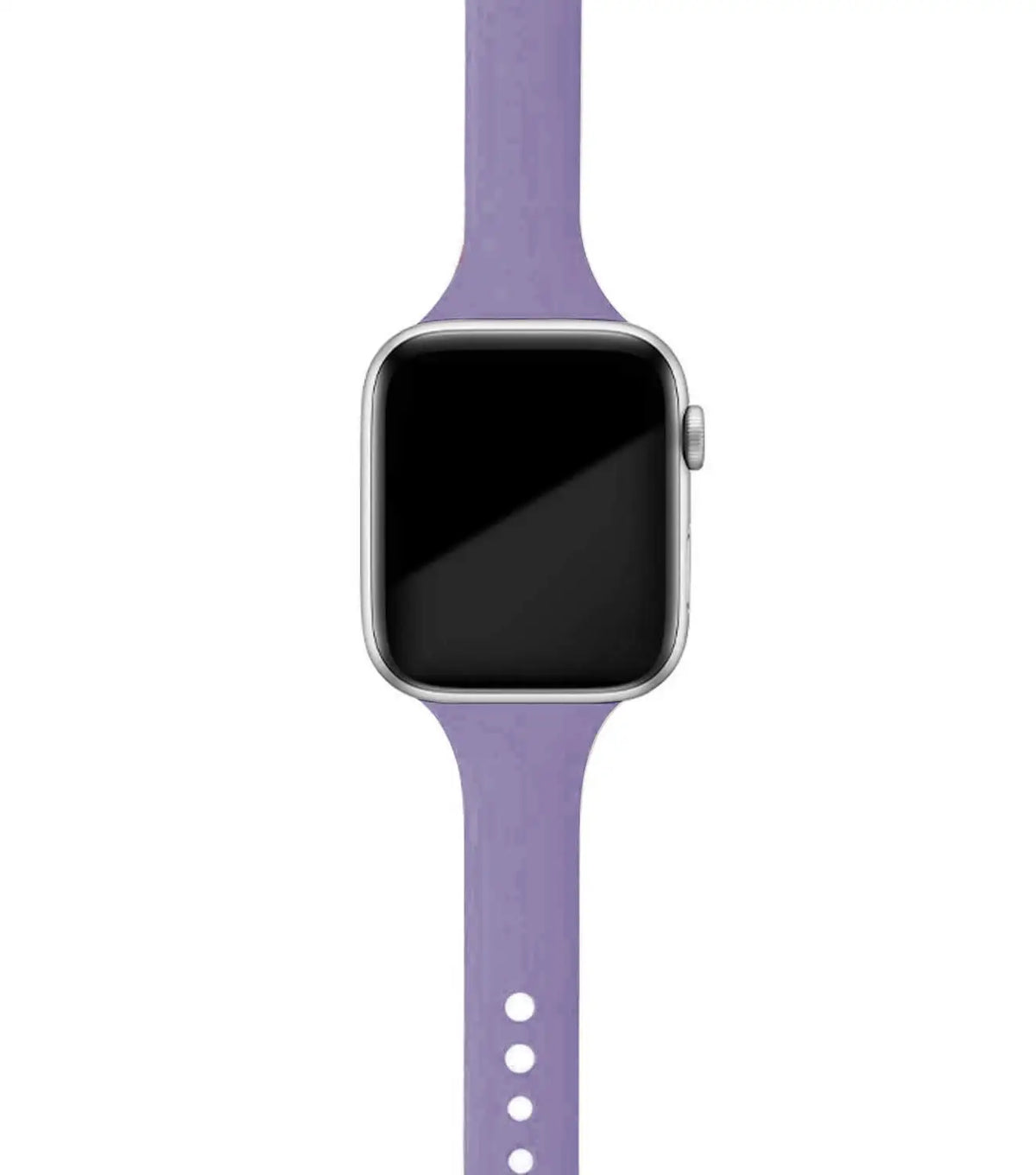 Dusty Lavender tapered silicone Apple Watch band
