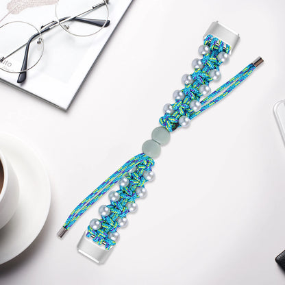 Fitbit Luxe Braided Rope Band with Pearl-Style Beads — material detail