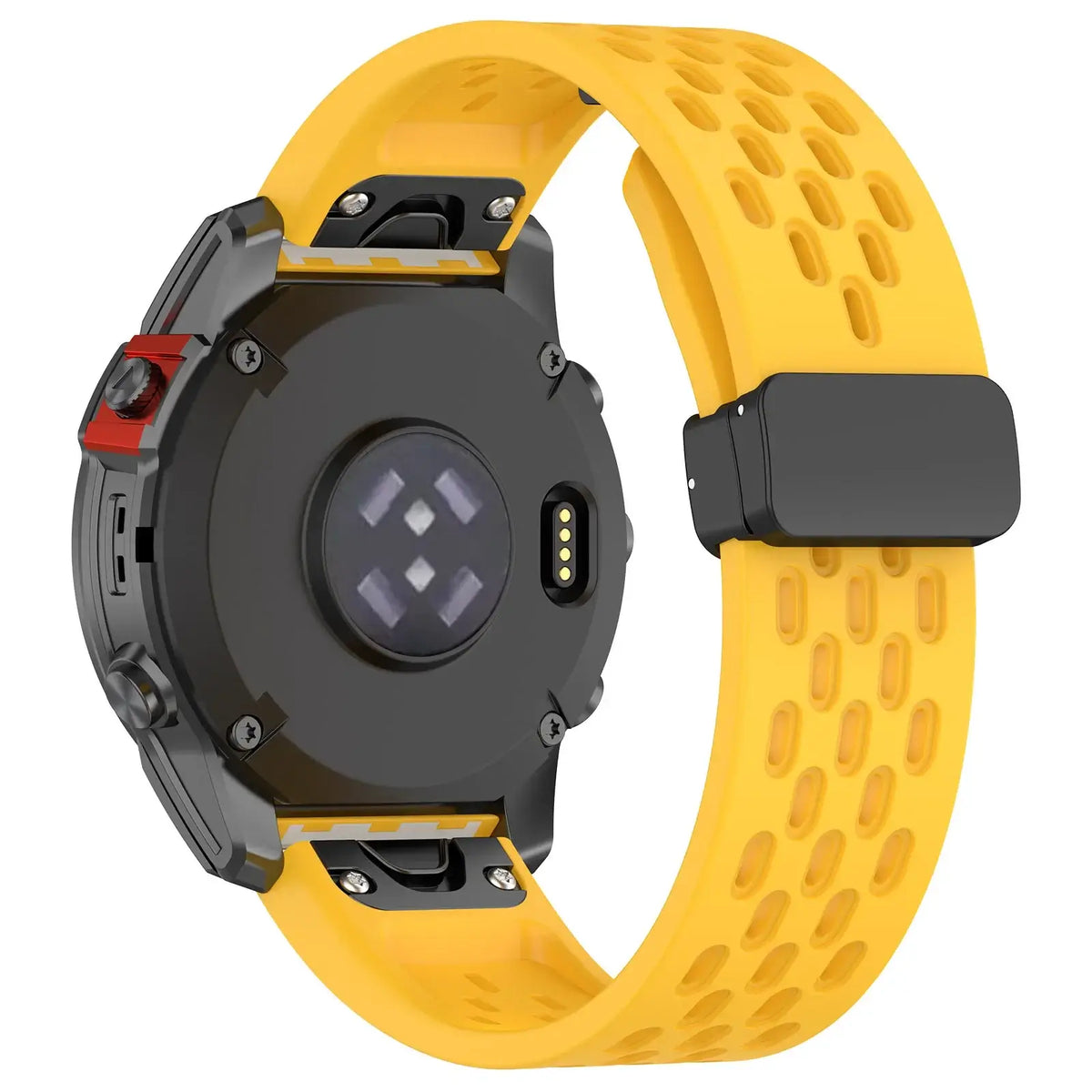 Garmin QuickFit Perforated Silicone Band in Yellow