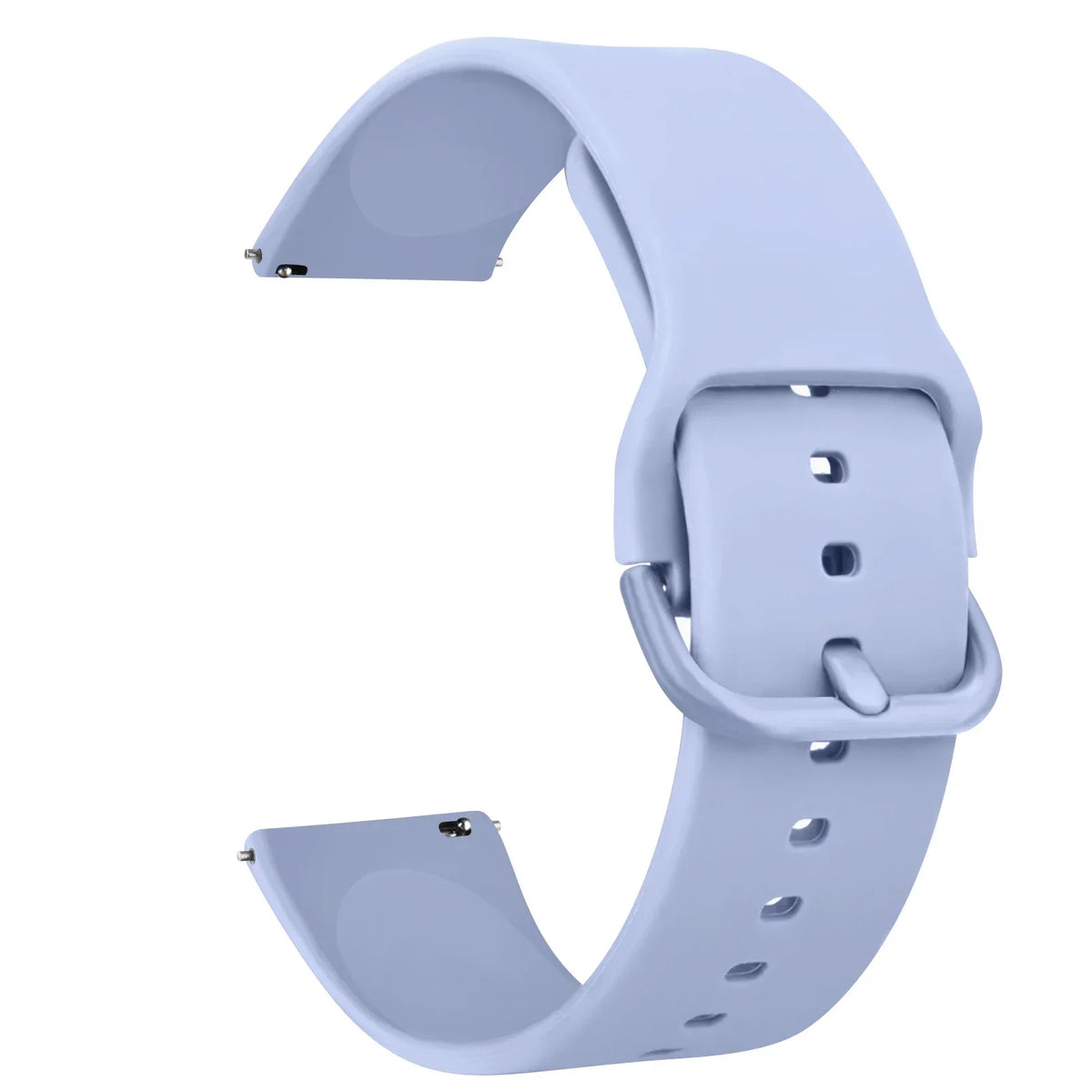 Polar Silicone Watch Band with Matching Buckle — Periwinkle