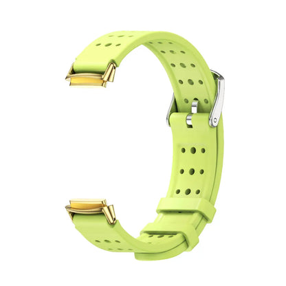 Lime / Gold Fitbit Luxe Mesh or Perforated Sport Band