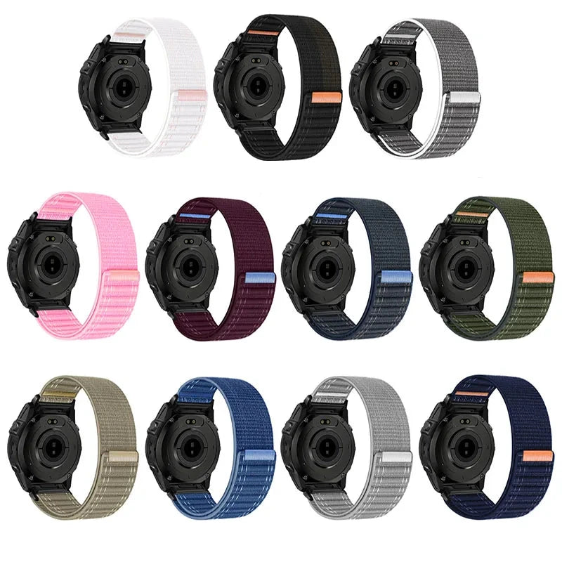Garmin QuickFit 20/22/26mm Lightweight Nylon Loop Band — product detail