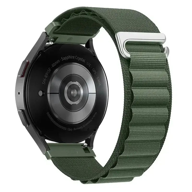 Amazfit Alpine-Style Nylon Loop Band — Olive Green