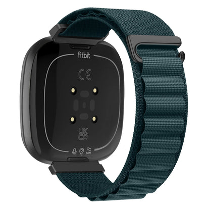 Deep Teal Fitbit Versa 4, Versa 3, Sense 2 and Sense Alpine Loop Nylon Band