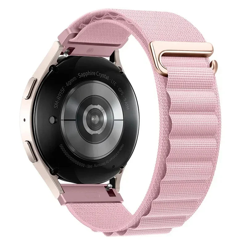 COROS Alpine-Style Nylon Loop Band – Light Pink