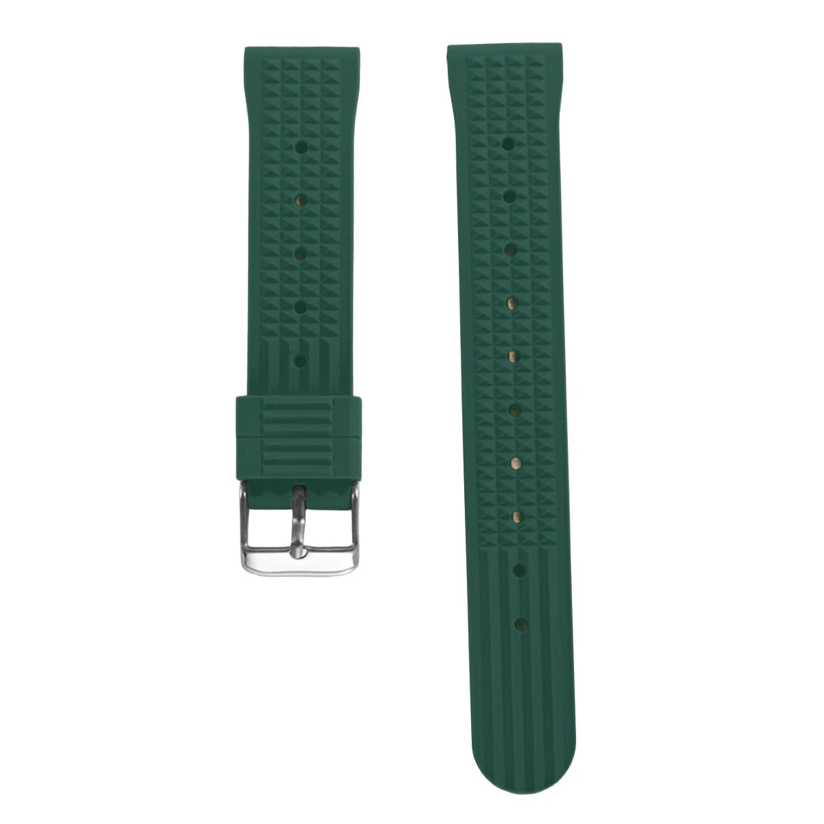 Garmin FKM Rubber Waffle Band in Green