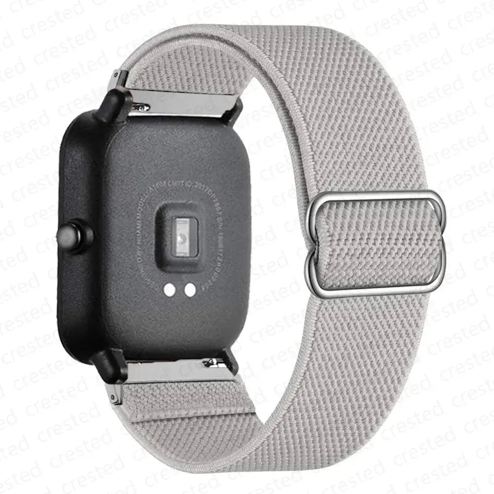 Adjustable Nylon Loop Band for Amazfit – Light Gray