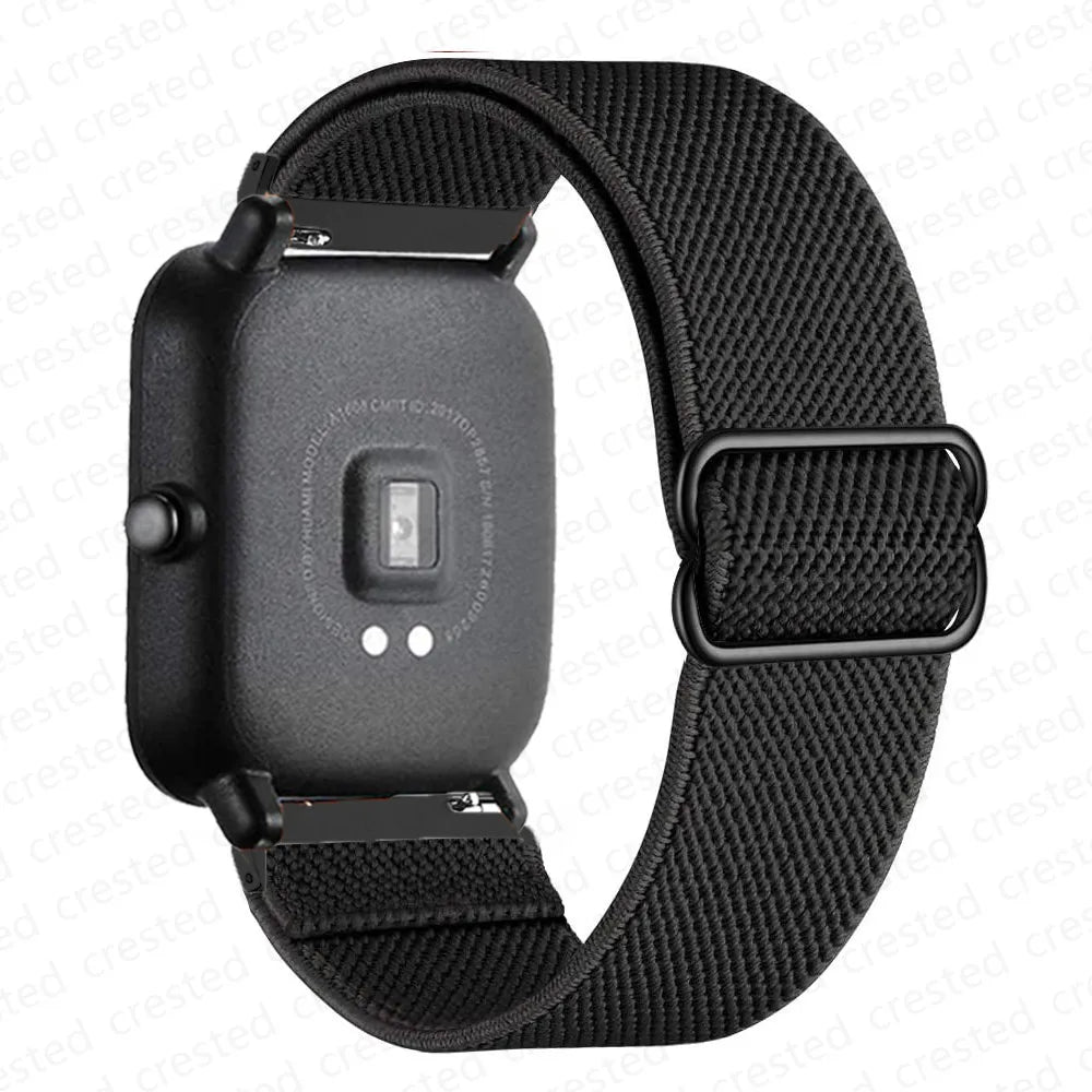 Adjustable Nylon Loop Band for Motorola Moto — Black
