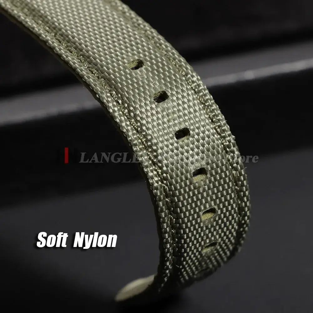 Amazfit Sailcloth Nylon Watch Band with Butterfly Clasp - Woven nylon exterior detail