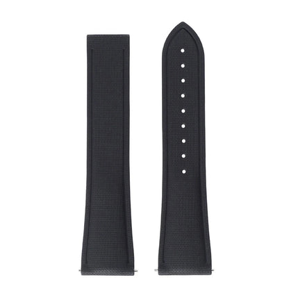 Garmin Sailcloth-Texture FKM Rubber Band in Black, strap only