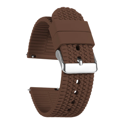Garmin Tread Pattern Silicone Band in Brown