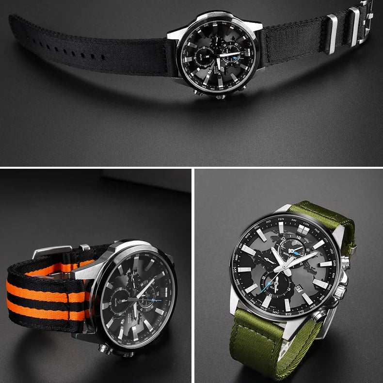 Nylon straps worn on watches for COROS – BandsCo Straps