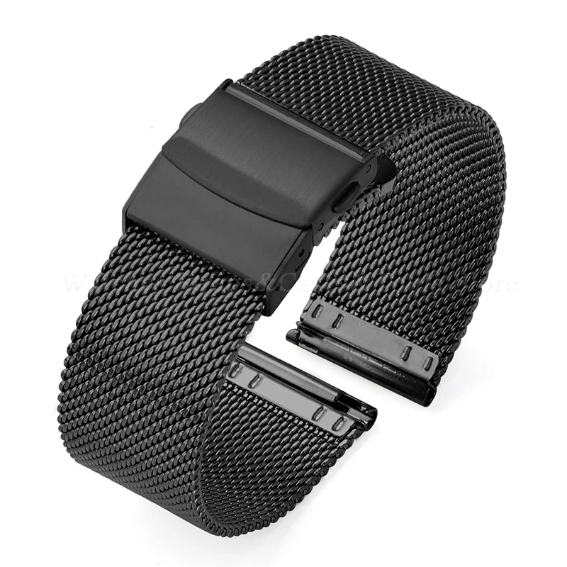 Garmin Thin Milanese Mesh Band in Black
