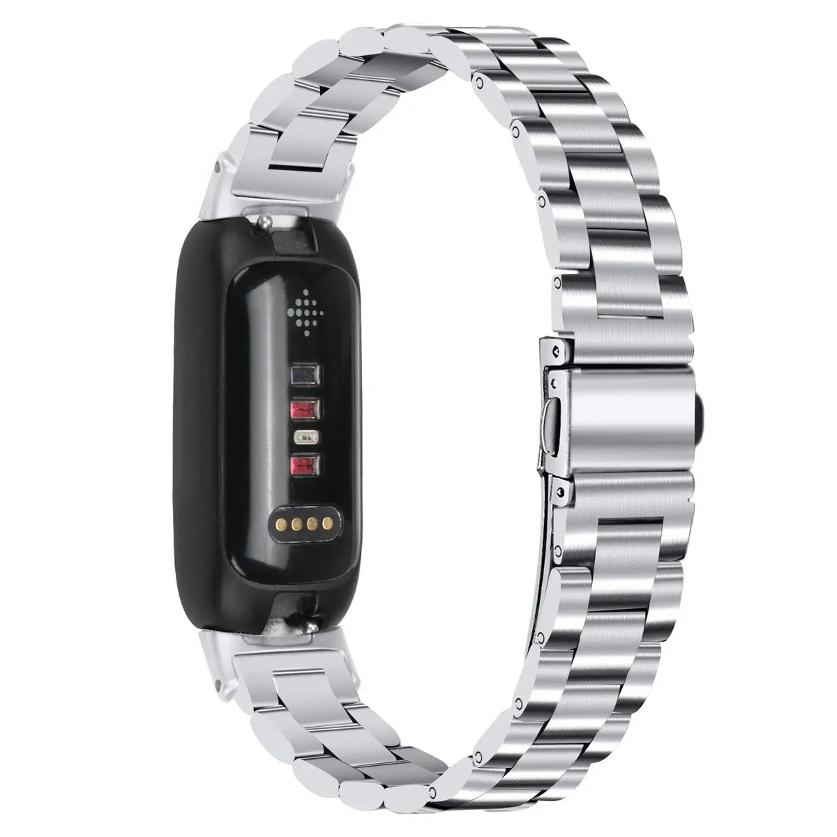 Fitbit Inspire 3 Stainless Steel Three-Link Band - Silver