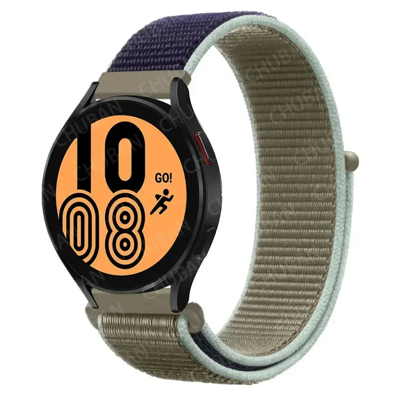 COROS Nylon Sport Loop Watch Band in Solid & Mixed Colors - Navy / Khaki