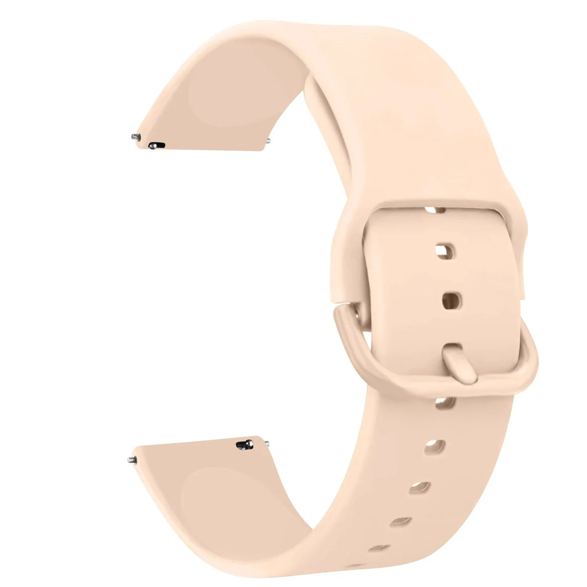 Motorola Moto Silicone Watch Band with Matching Buckle — Apricot Pink