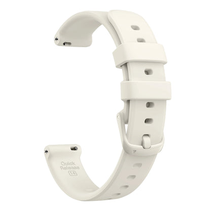 Cream Garmin Lily 2 and 2 Active 14mm Silicone Band with Buckle