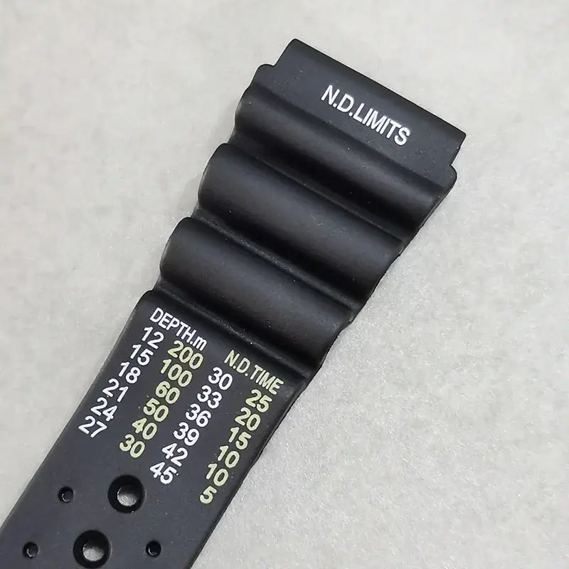 Corrugated silicone and printed design detail for compatible Huawei watches