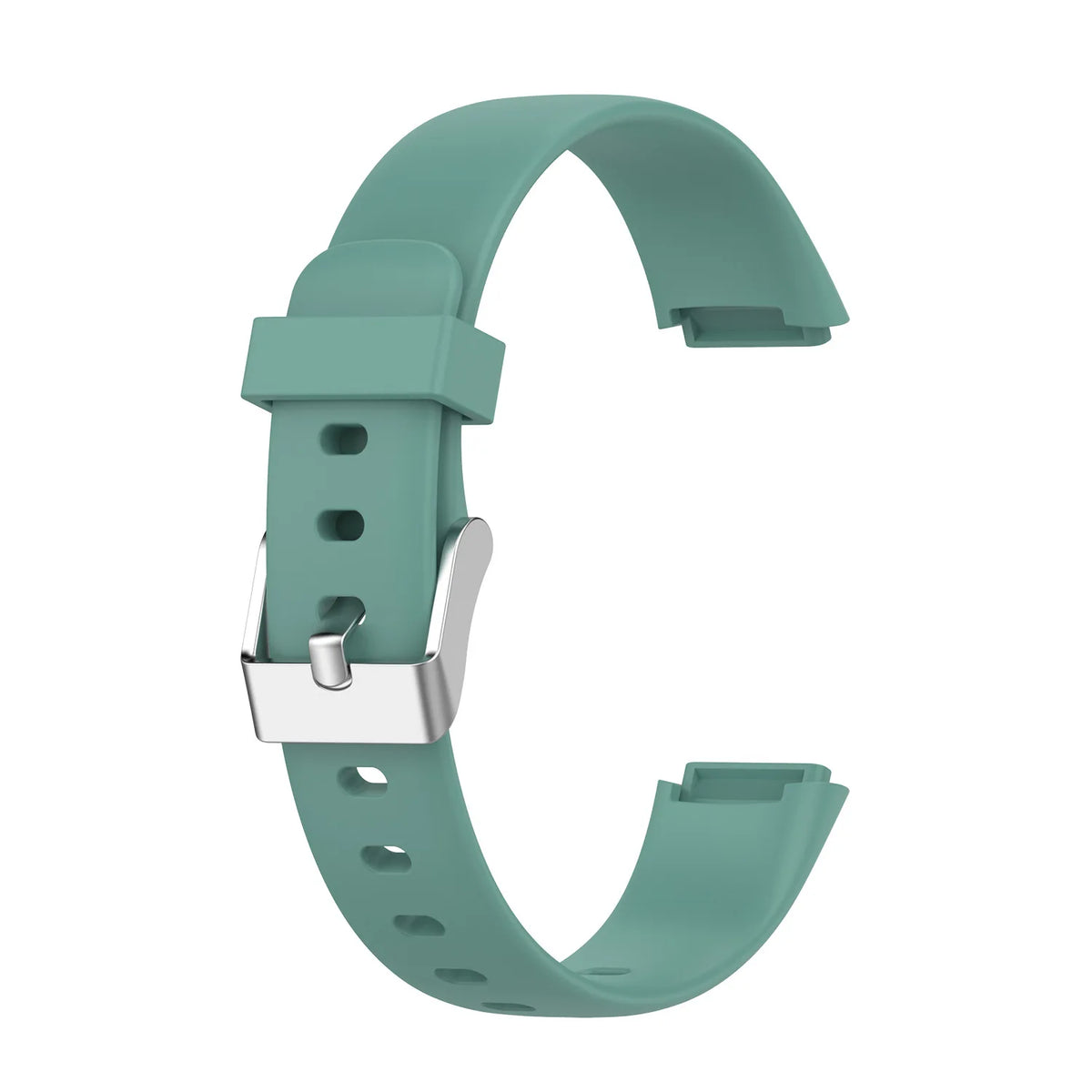 Fitbit Luxe Bands - Solid Silicone, Perforated & Metal - Solid Silicone - Sage Green