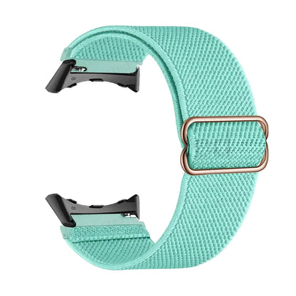 Mint Green Google Pixel Watch 5, 4 and 3 41mm Elastic Nylon Band, 31 Patterns