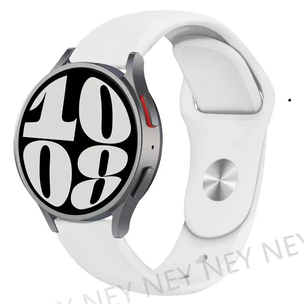 Amazfit Smooth Silicone Pin-and-Tuck Band — White
