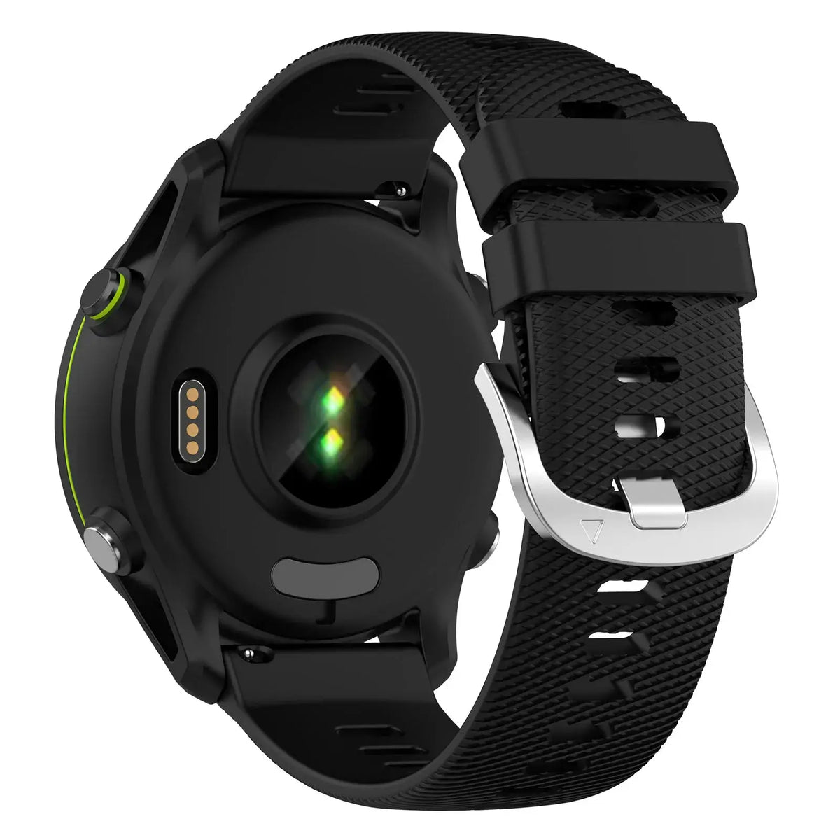 Amazfit Textured Silicone Buckle Band — Black