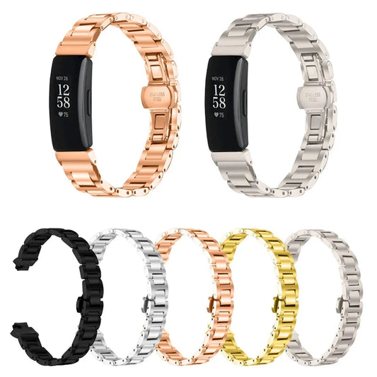 Fitbit Inspire 2, Inspire HR and Ace 3 Stainless Steel Link Band
