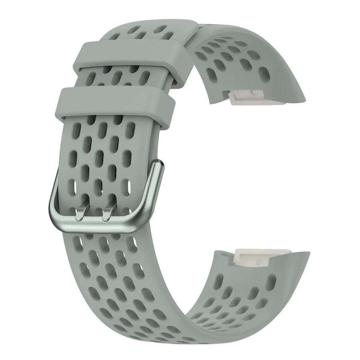 Fitbit Charge 5 & 6 Perforated Silicone Band in Sage Gray