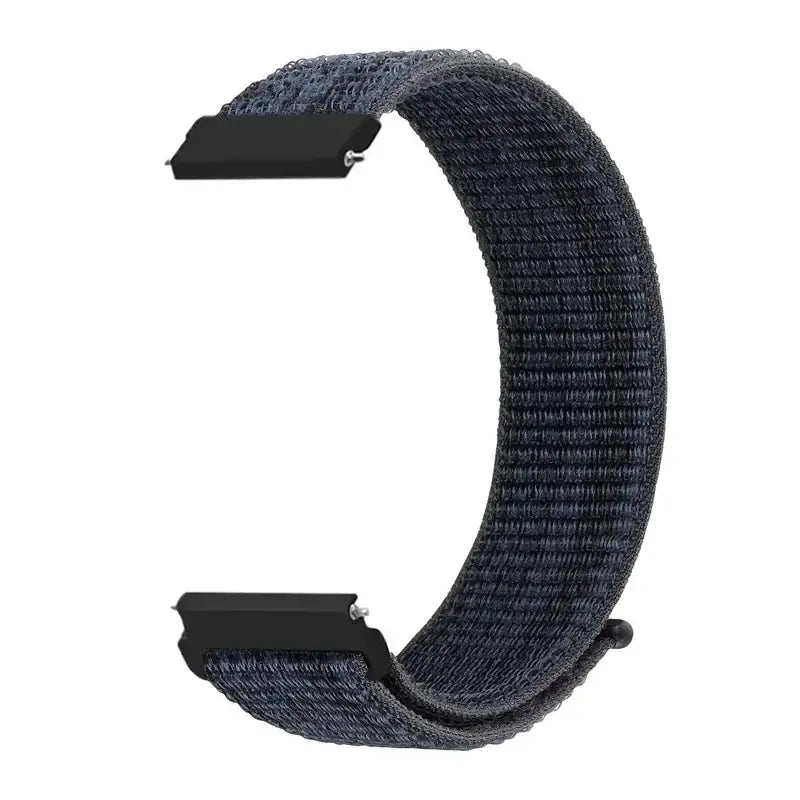 Amazfit Adjustable Nylon Sport Loop Band — Storm Navy / Black