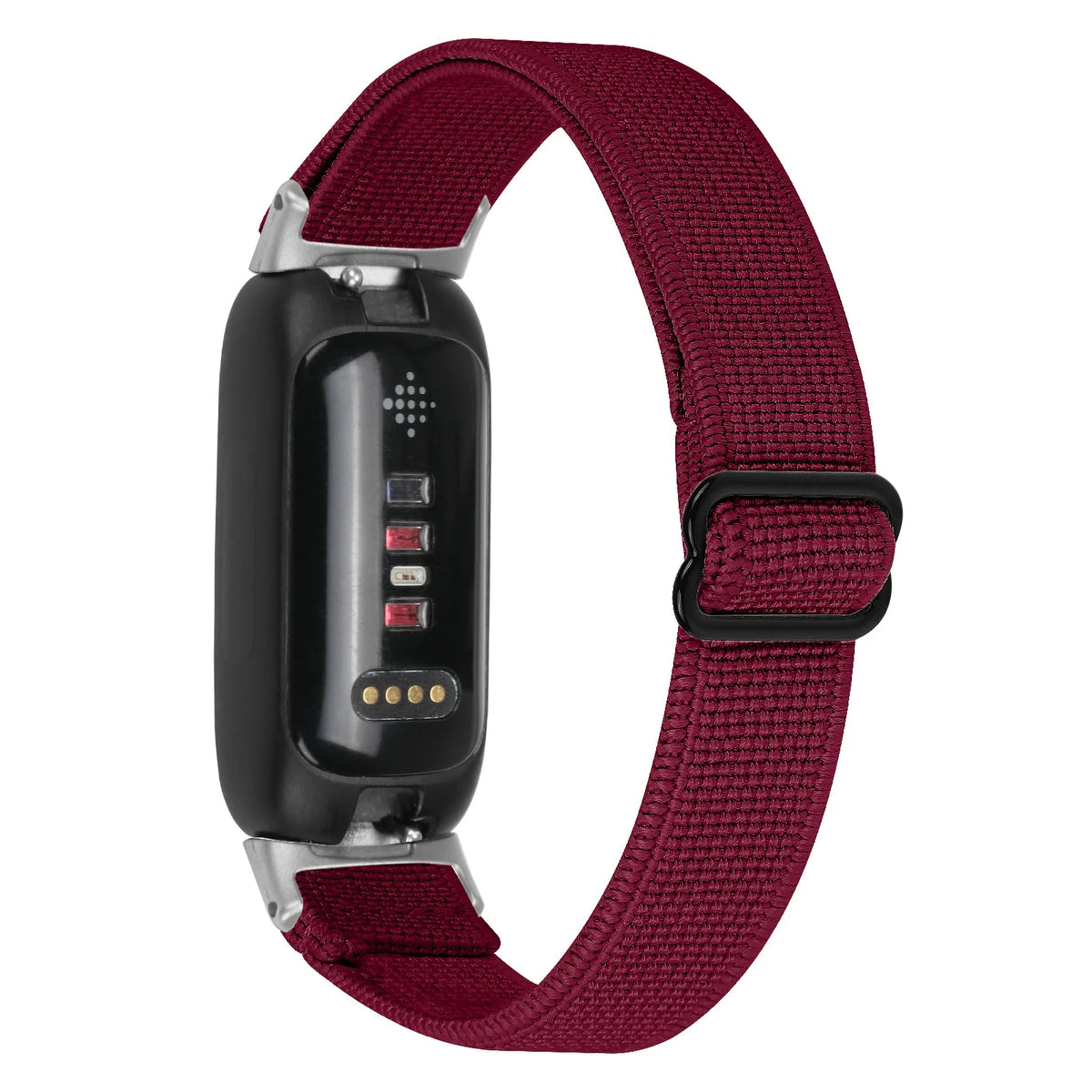 Fitbit Luxe Adjustable Stretch Nylon Band - Burgundy