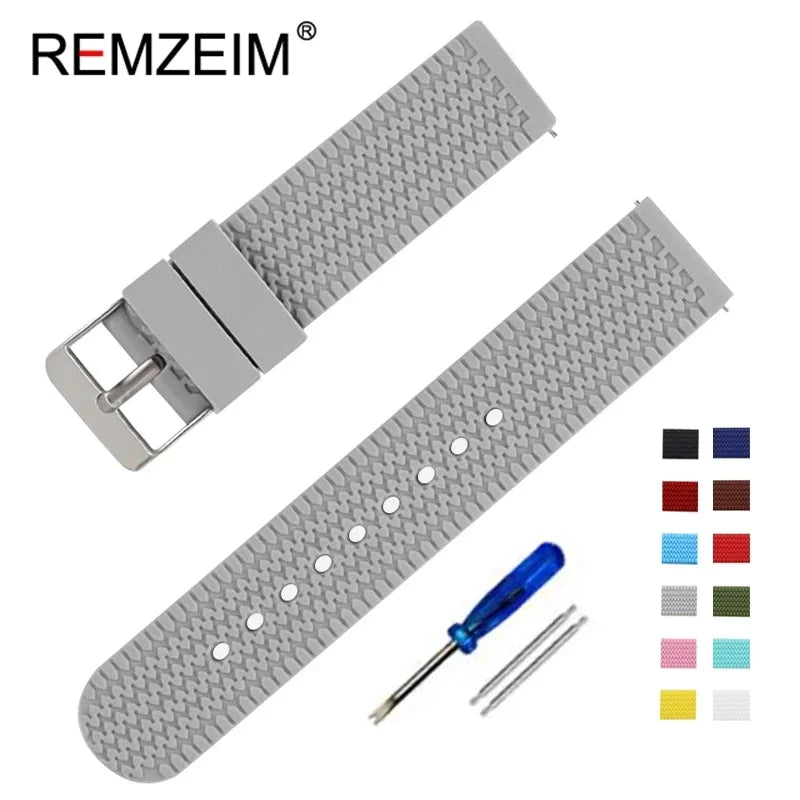 Garmin Textured Silicone Sport Band in Gray