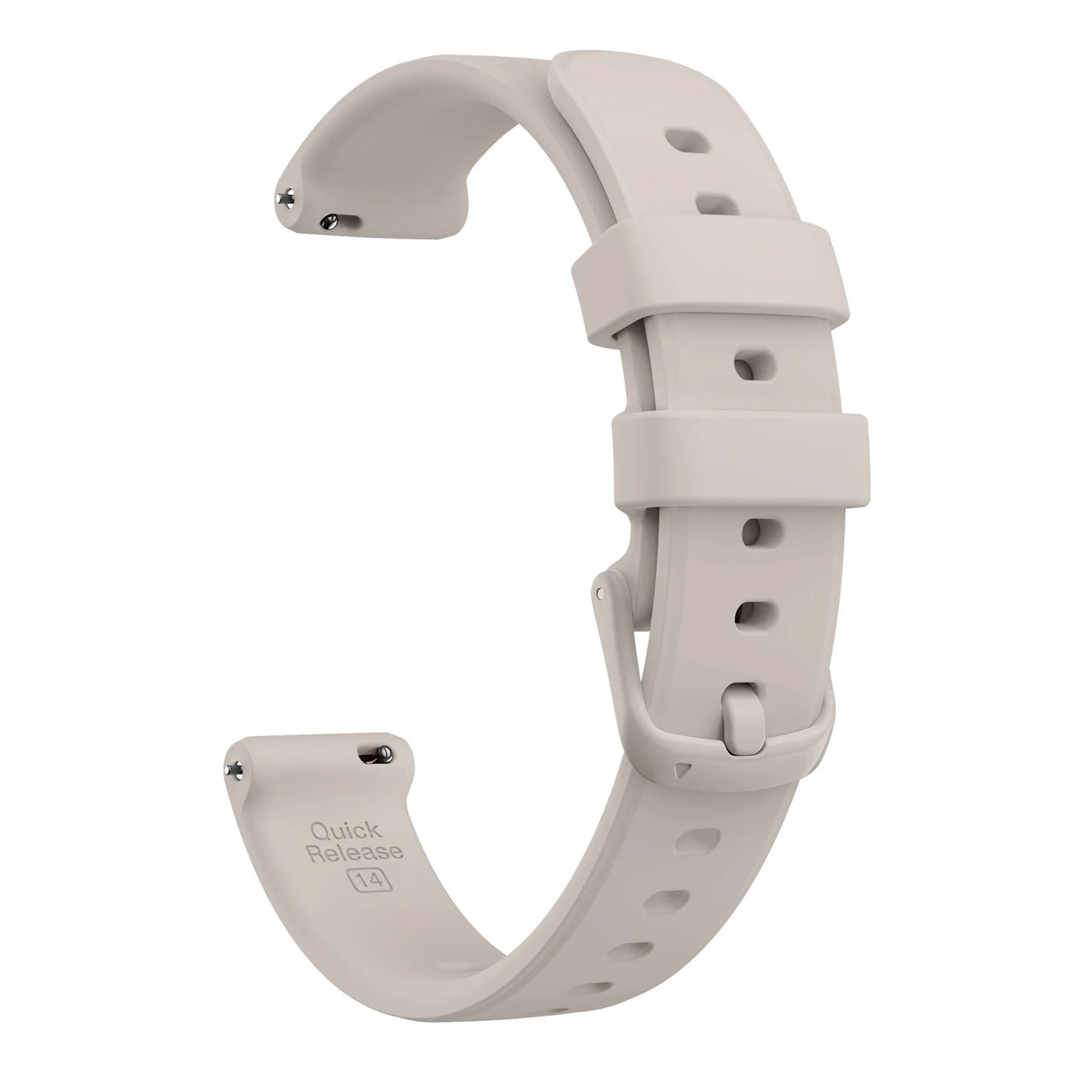 Sand Gray Garmin Lily 2 and 2 Active 14mm Silicone Band with Buckle